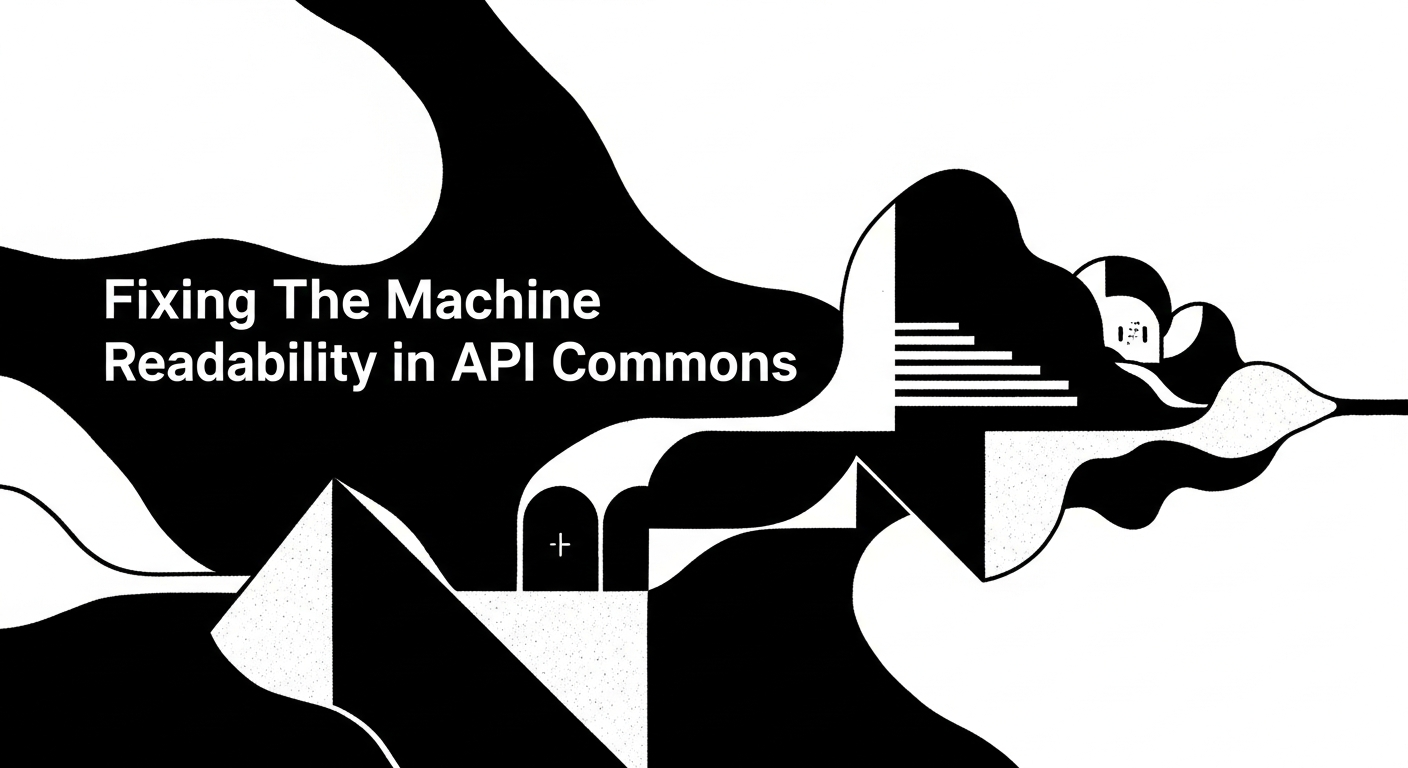 Fixing The Machine Readability in API Commons