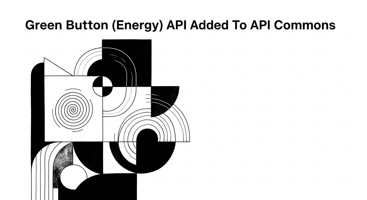 Green Button (Energy) API Added To API Commons