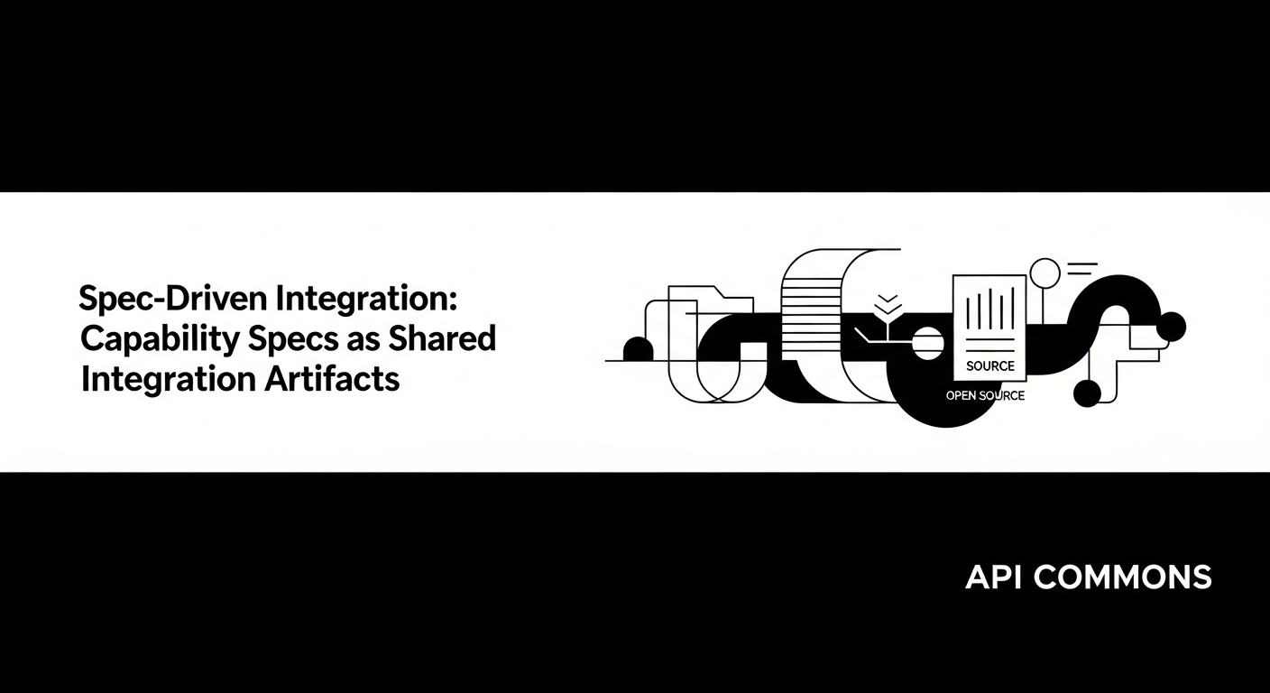 Spec-Driven Integration: Capability Specs as Shared Integration Artifacts